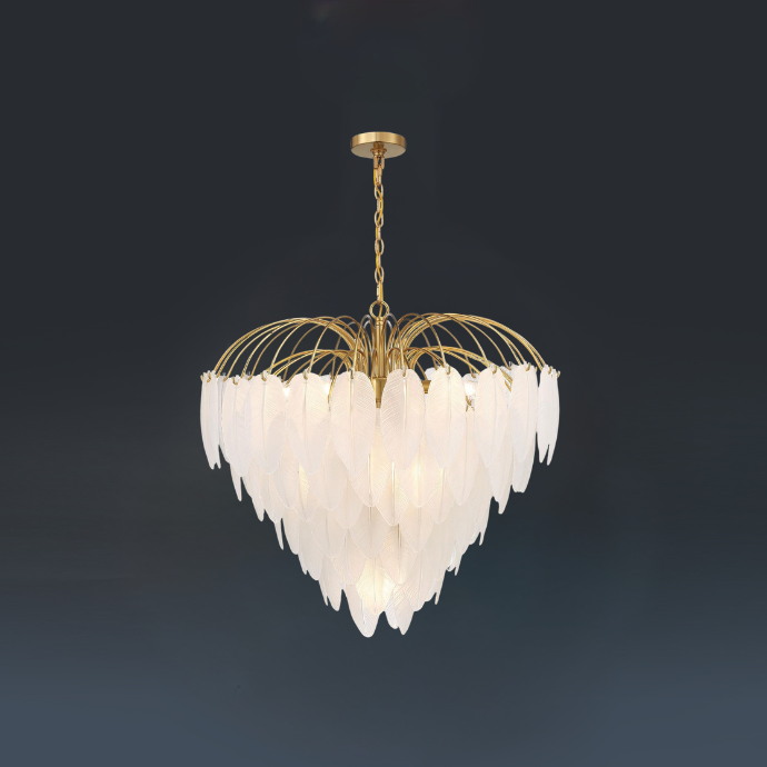 Boa 9 Light 27 Inch Chandelier